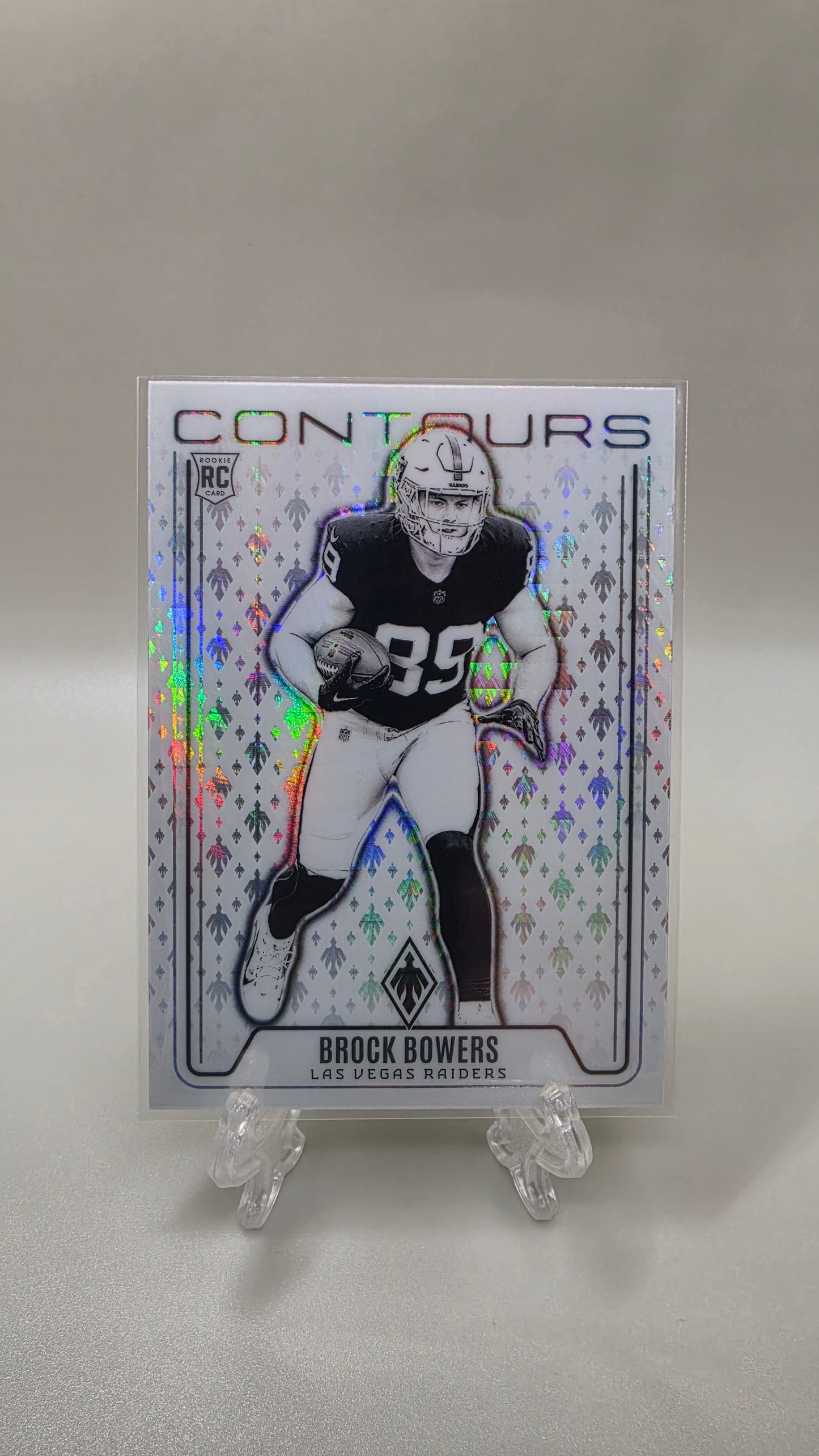 2024 Panini Phoenix Contours Brock Bowers Rookie Card # CON-BBS