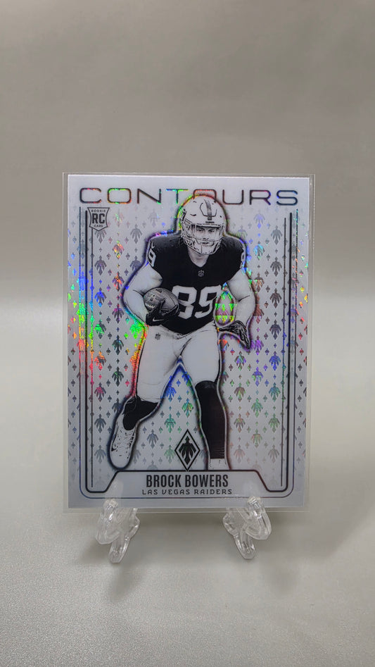 2024 Panini Phoenix Contours Brock Bowers Rookie Card # CON-BBS