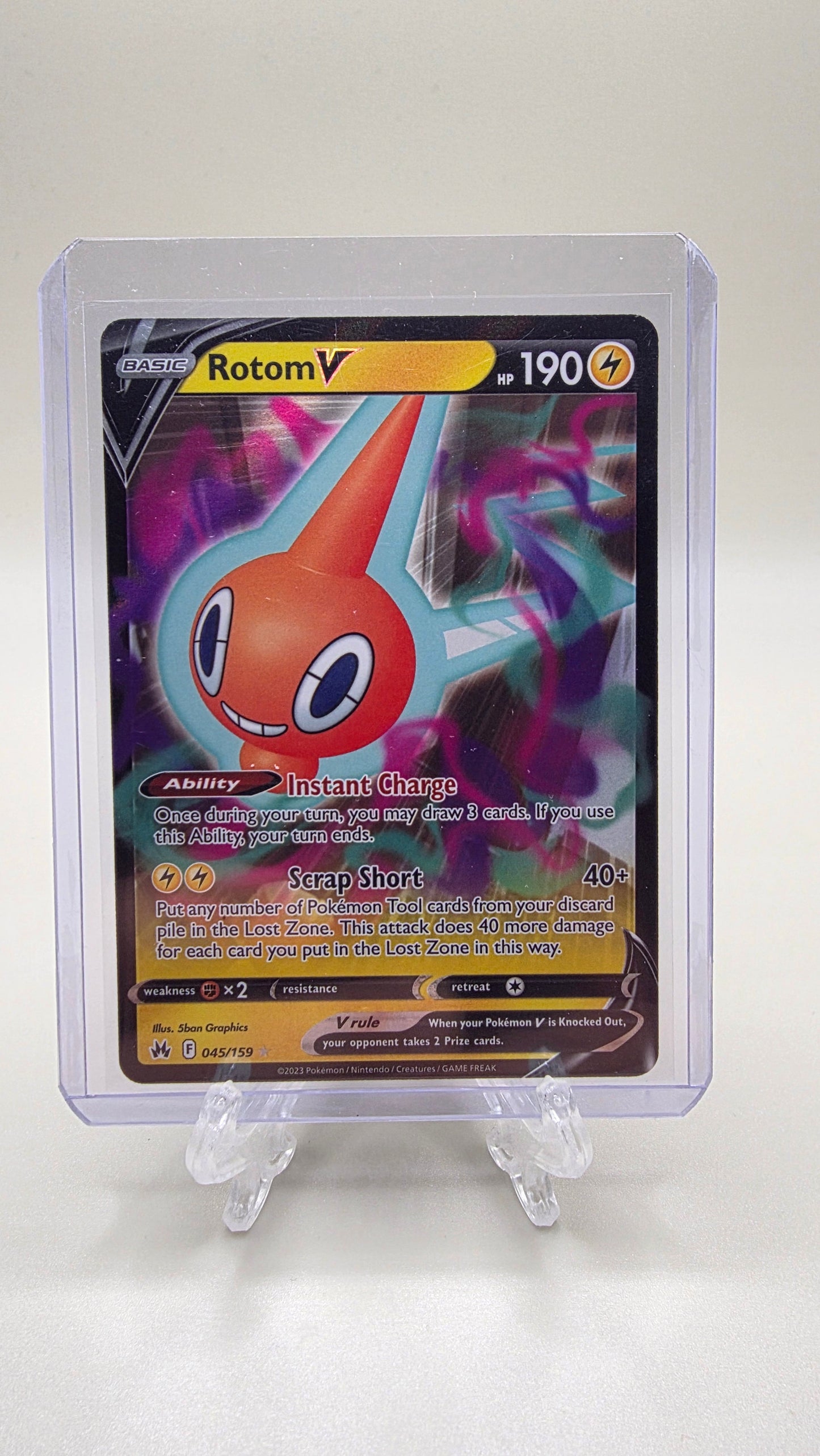 Rotom 045/159 (Crown Zenith Set) English