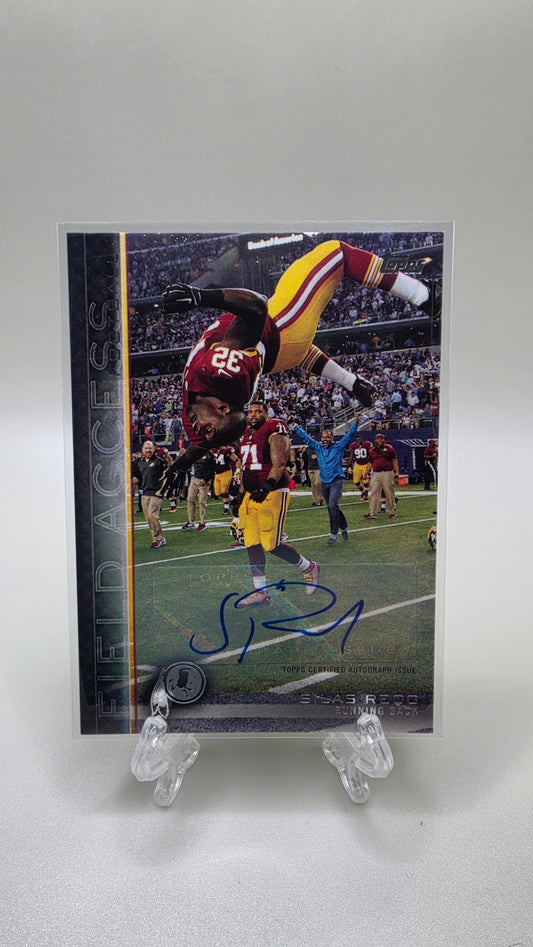 2015 Topps Football Silas Redd Field Access Auto Card #46