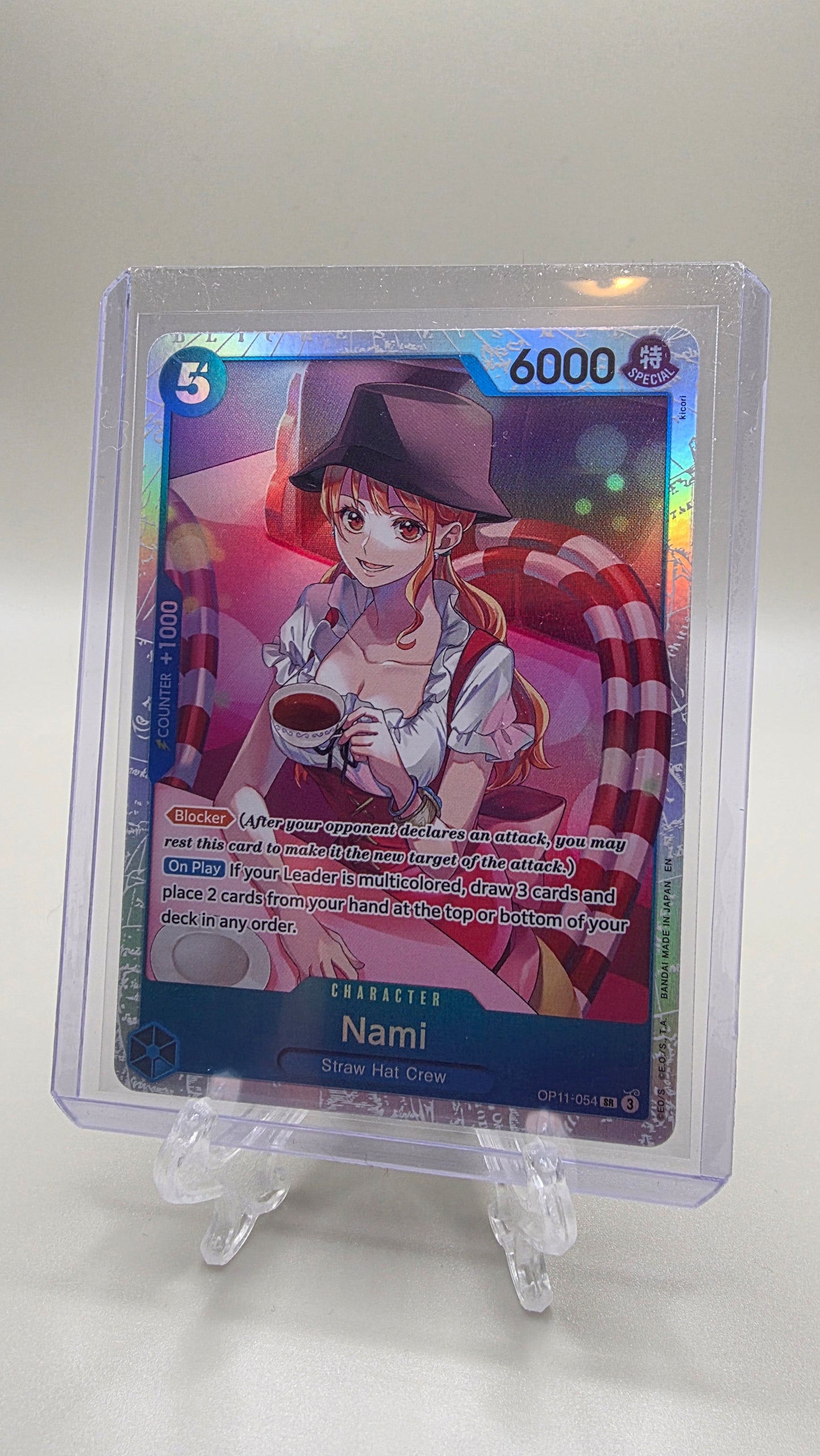 Nami OP11-054 SR One Piece TCG (A Fist of Divine Speed Set) English