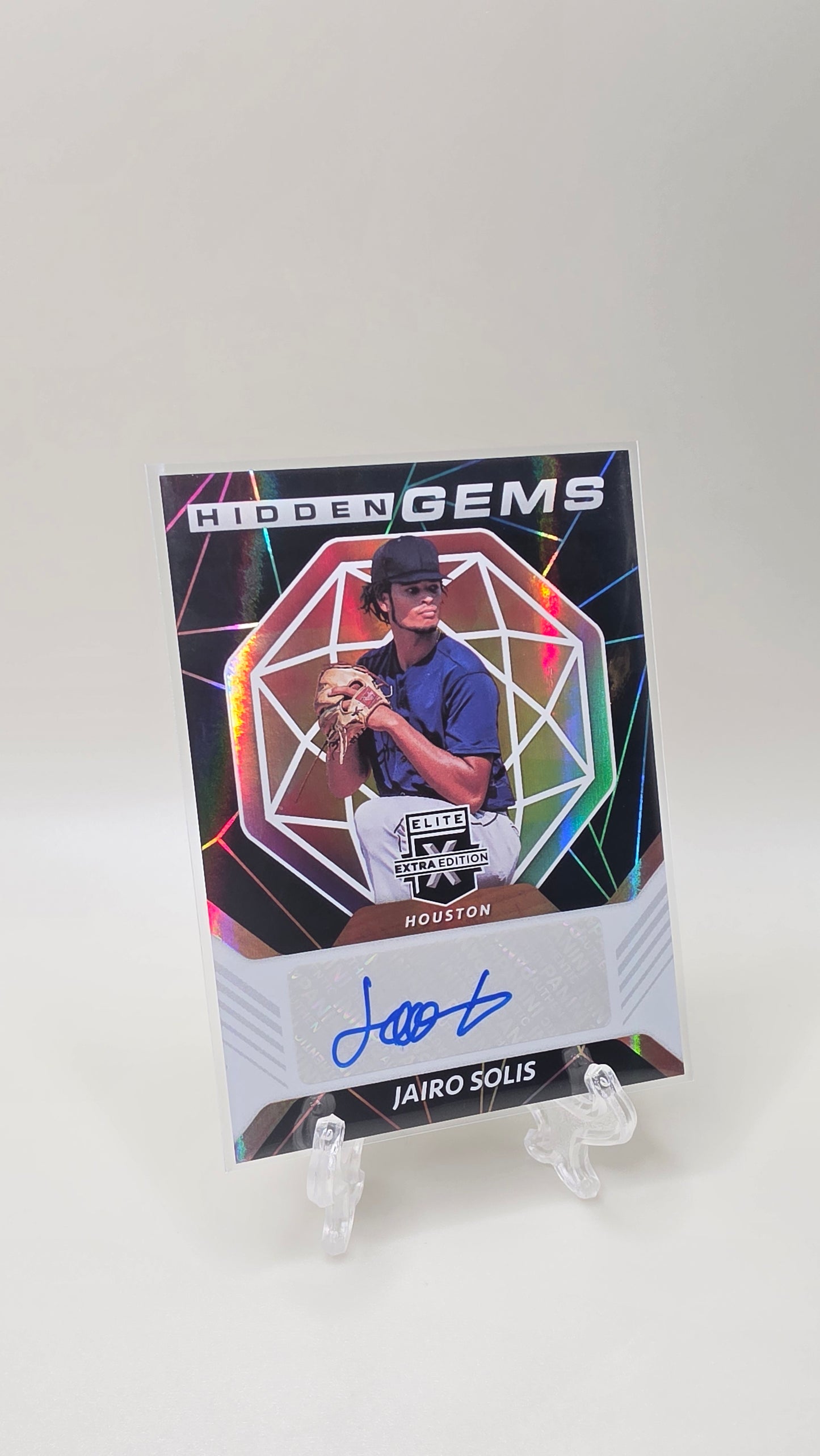 2021 Panini Elite Extra Edition Jairo Solis Hidden Gems Auto Card # HG-JS