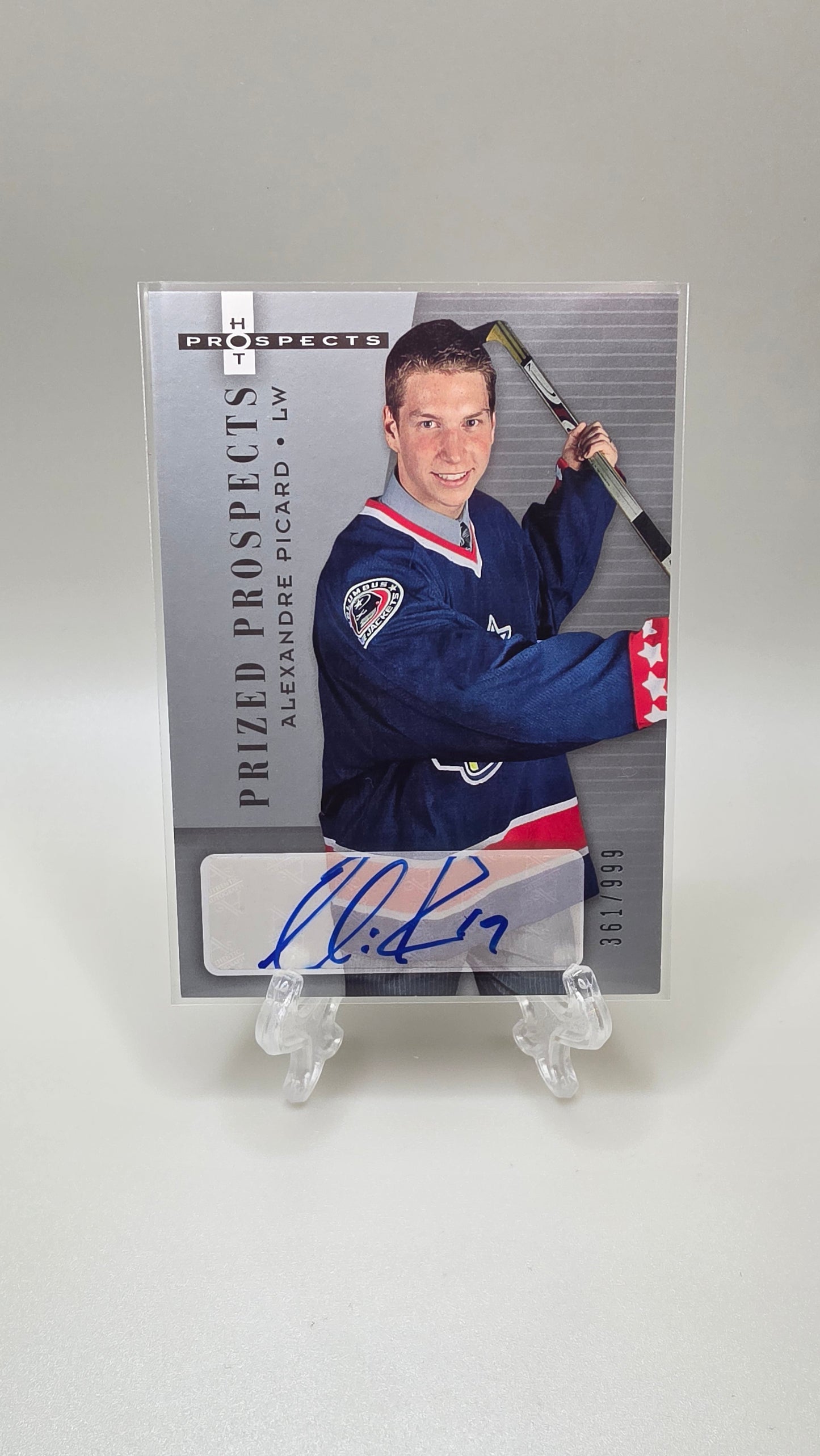 2006 Fleer Prized Prospects Alexandre Picard Auto #/999 Card #198