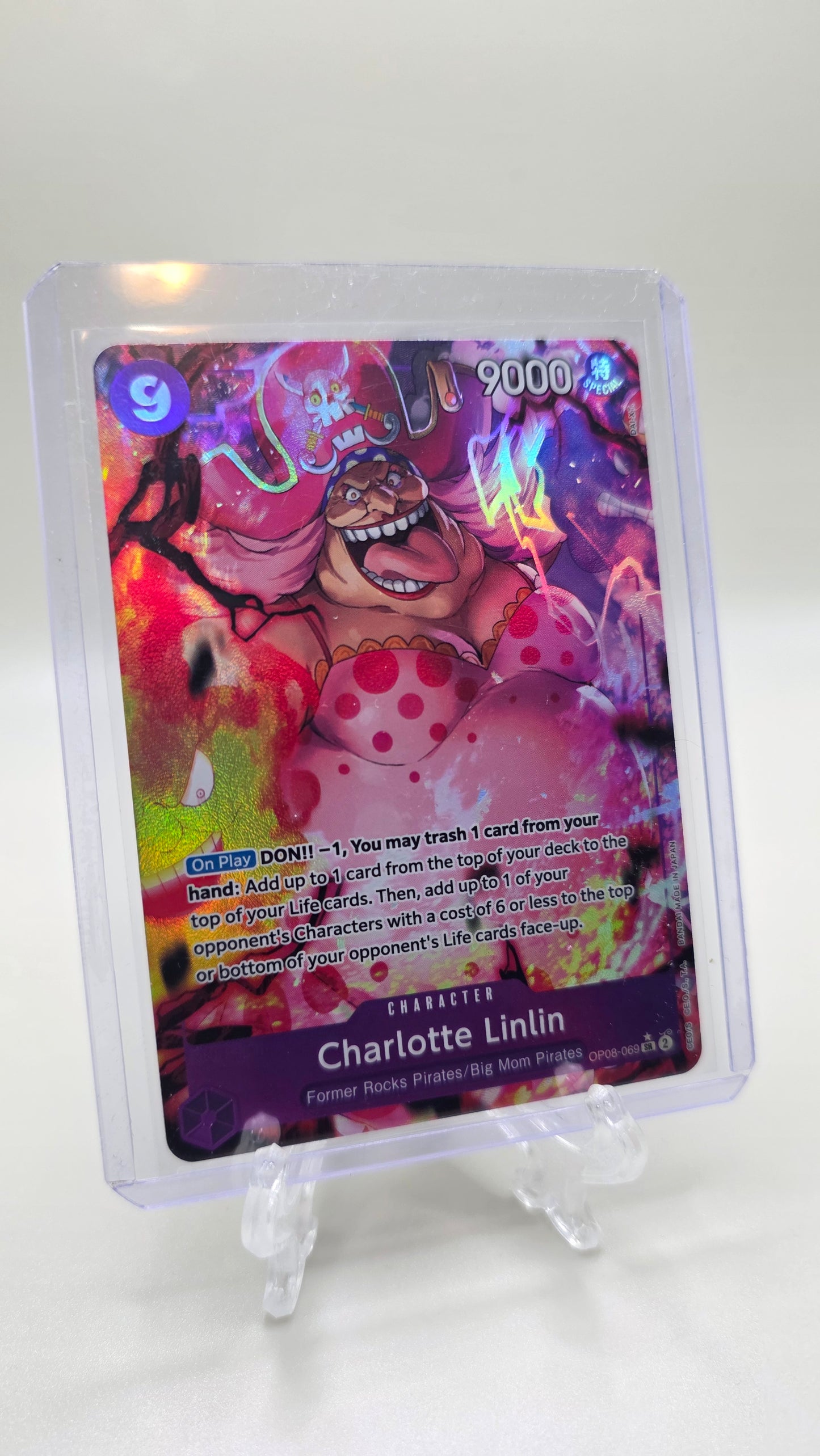 Charlotte Linlin OP08-069 SR⭐ Alt Art One Piece TCG (Two Legends set) English
