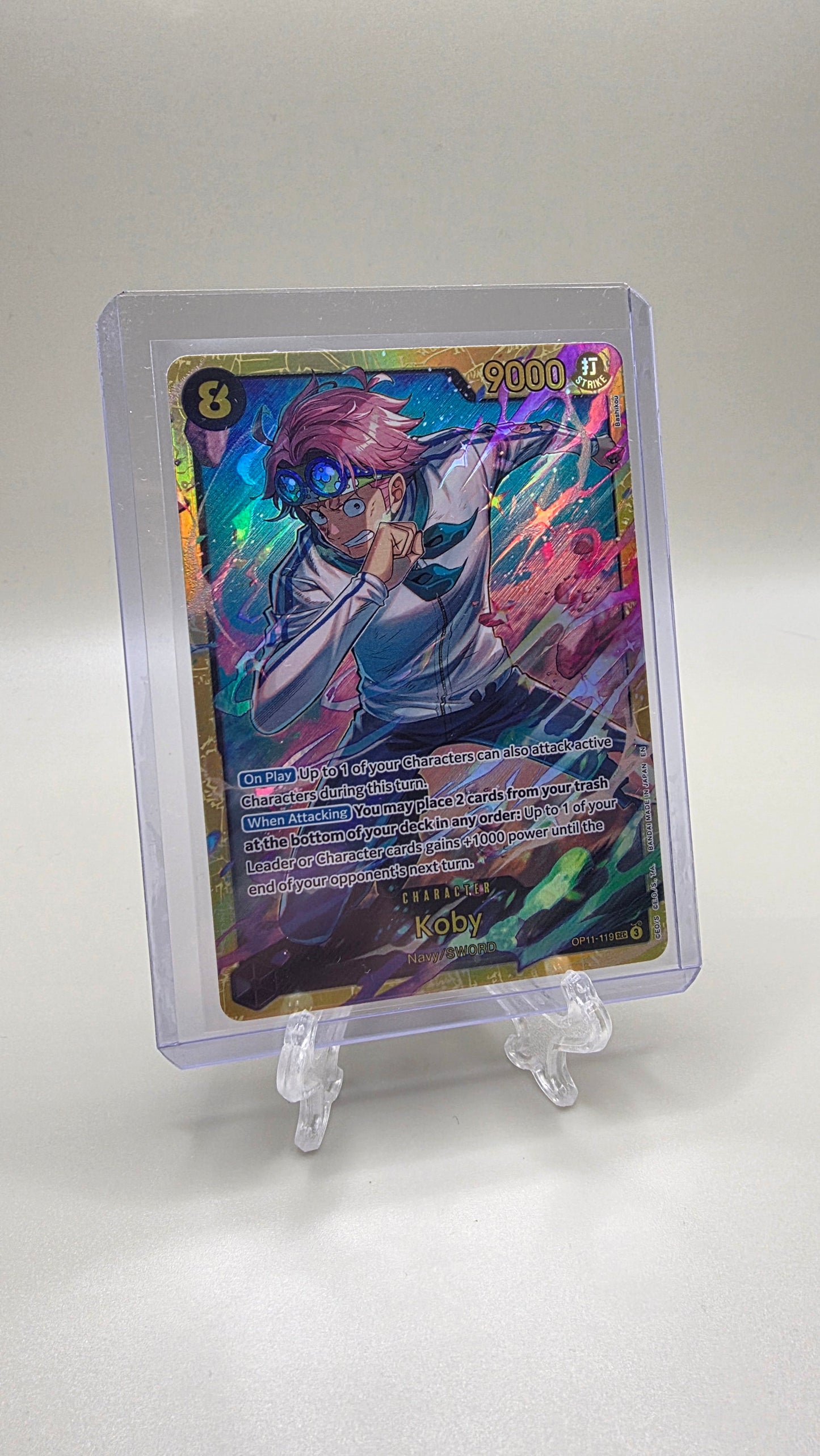 Koby OP11-119 SEC One Piece TCG (A Fist of Divine Speed Set) English