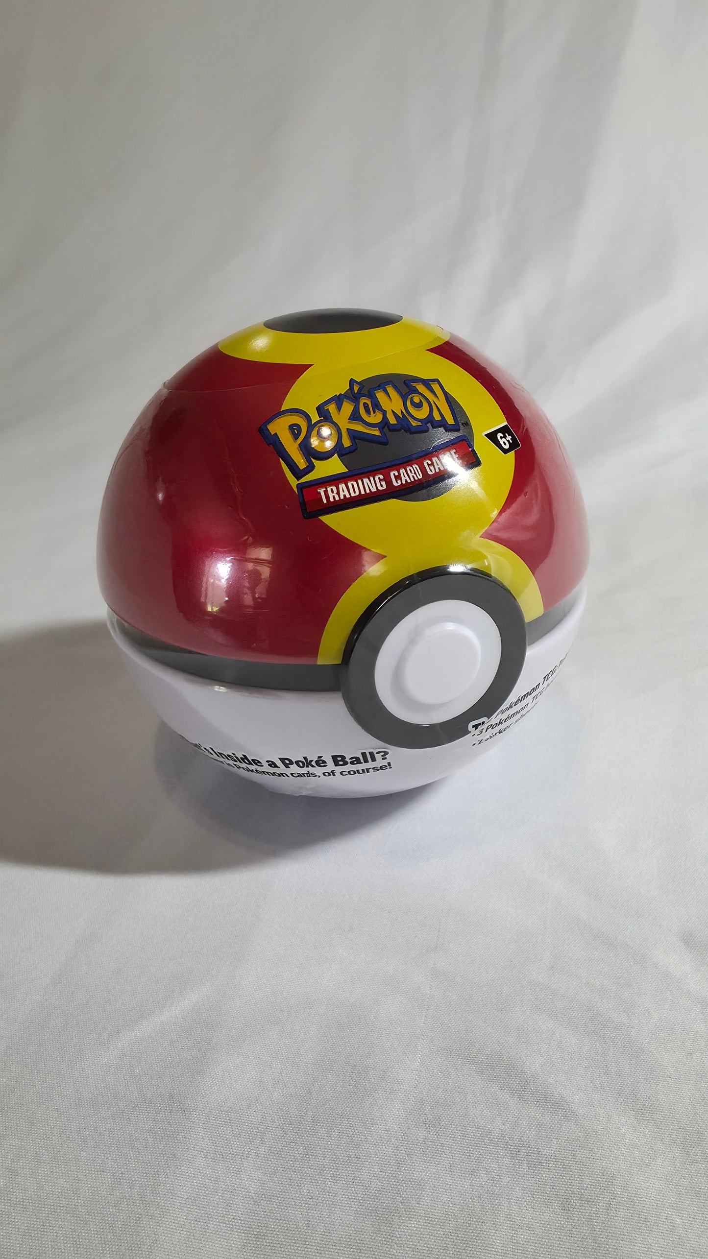 Pokemon TCG Poke Ball Tin L25 3x Booster Packs Factory Sealed New