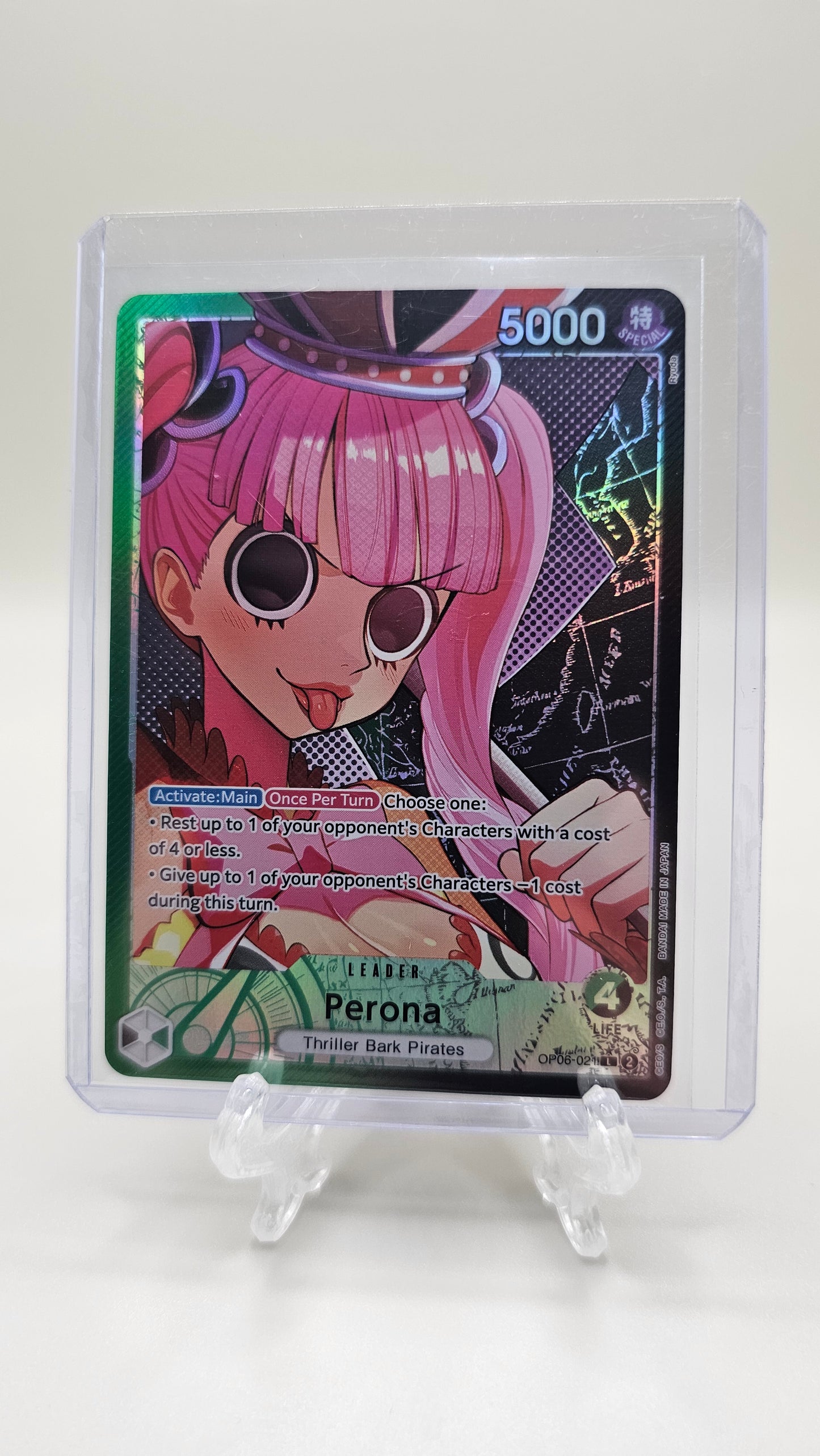 Perona OP06-021 L Alt Art One Piece TCG (Wings of the Captain Set) English