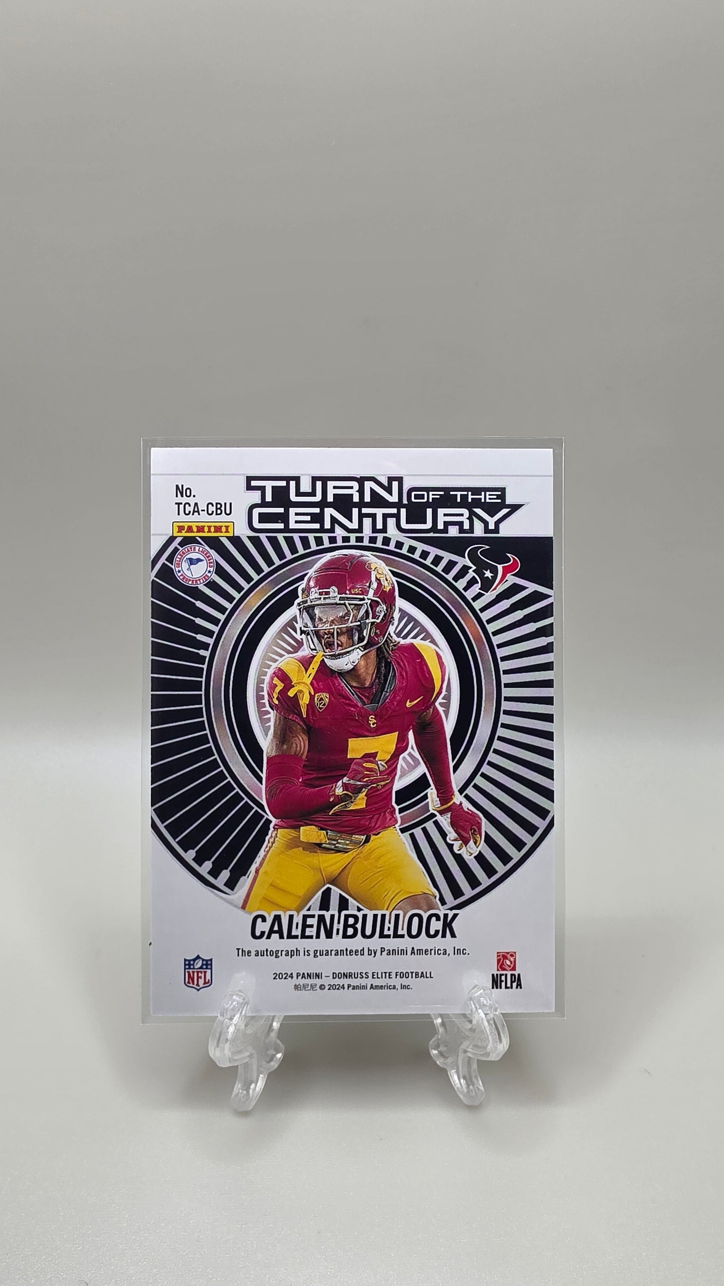 2024 Donruss Elite Calen Bullock Turn of the Century Rookie Auto /499 #TCA-CBU