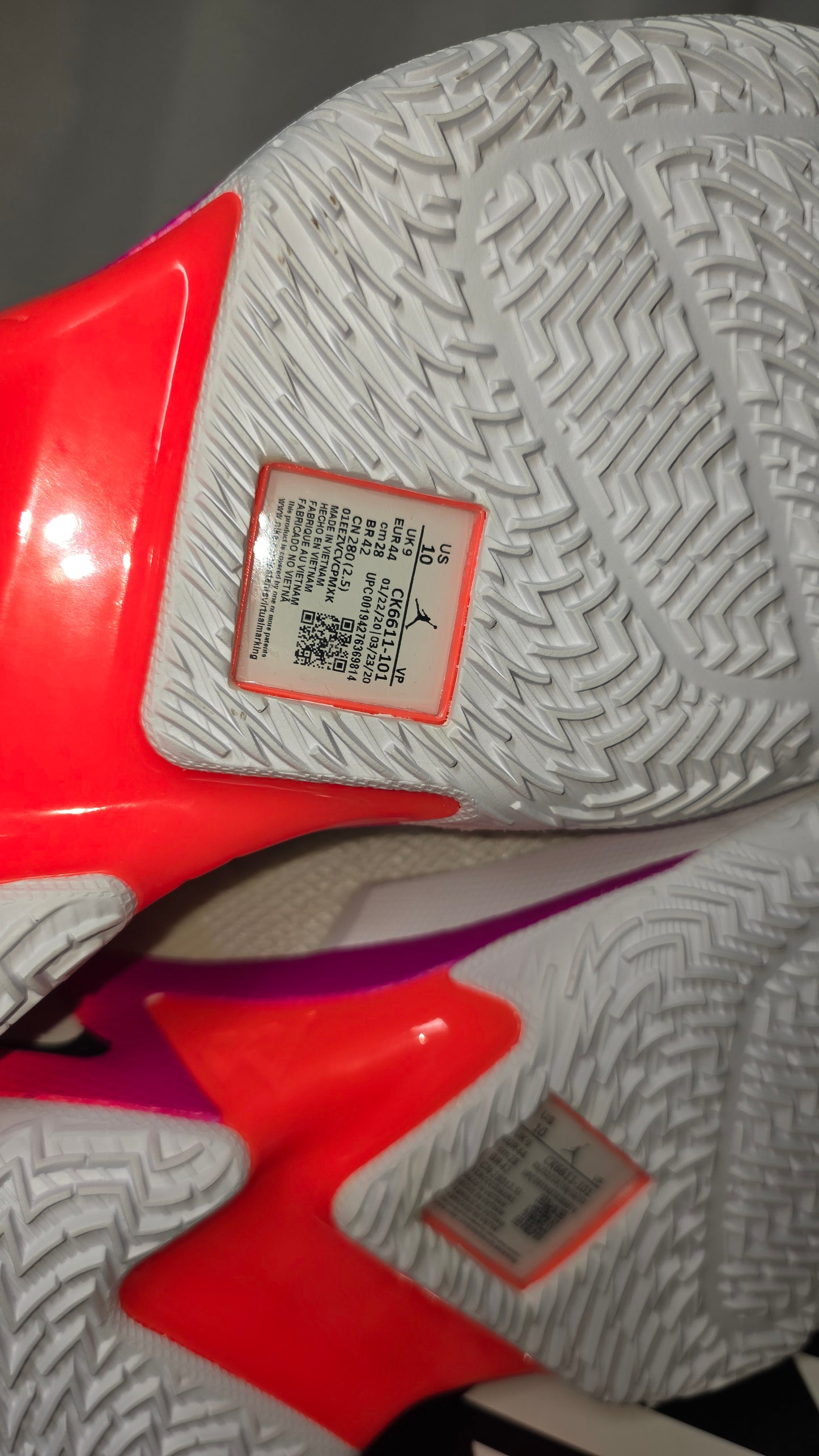 Jordan Why Not Zer0.3 SE Mens 10 CK6611-101 NIB