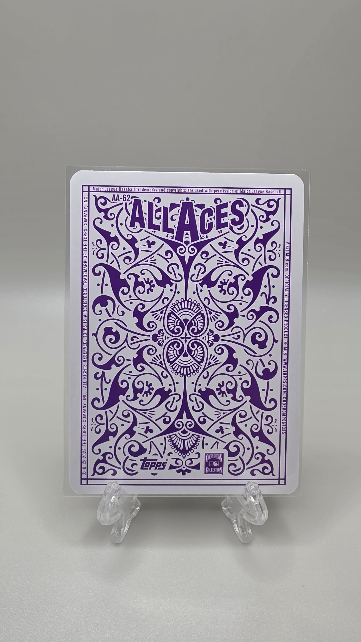 2023 Topps All Aces Greg Maddux Card # AA-62