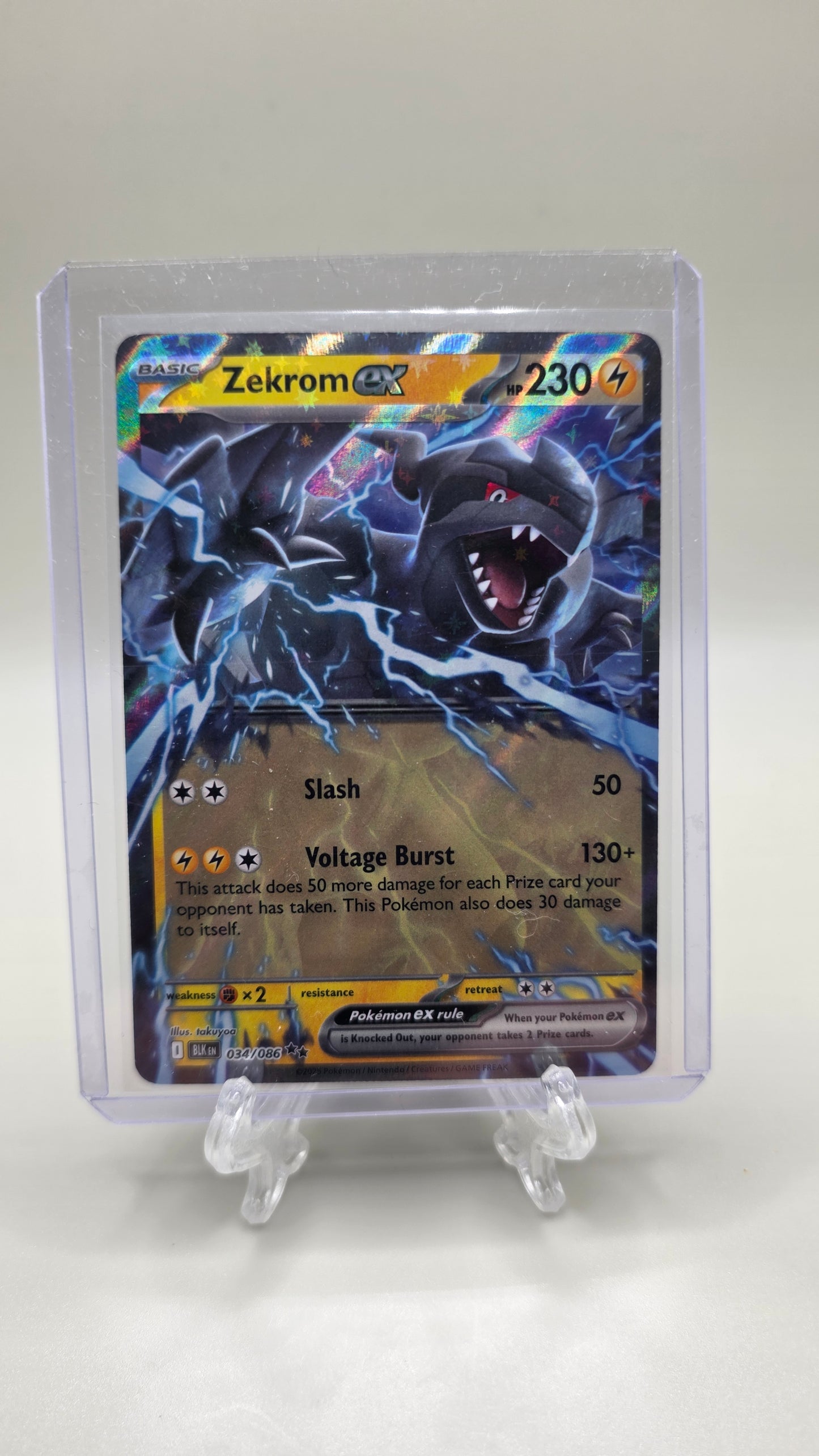 Zekrom EX 034/086 (SV Black Bolt Set) English