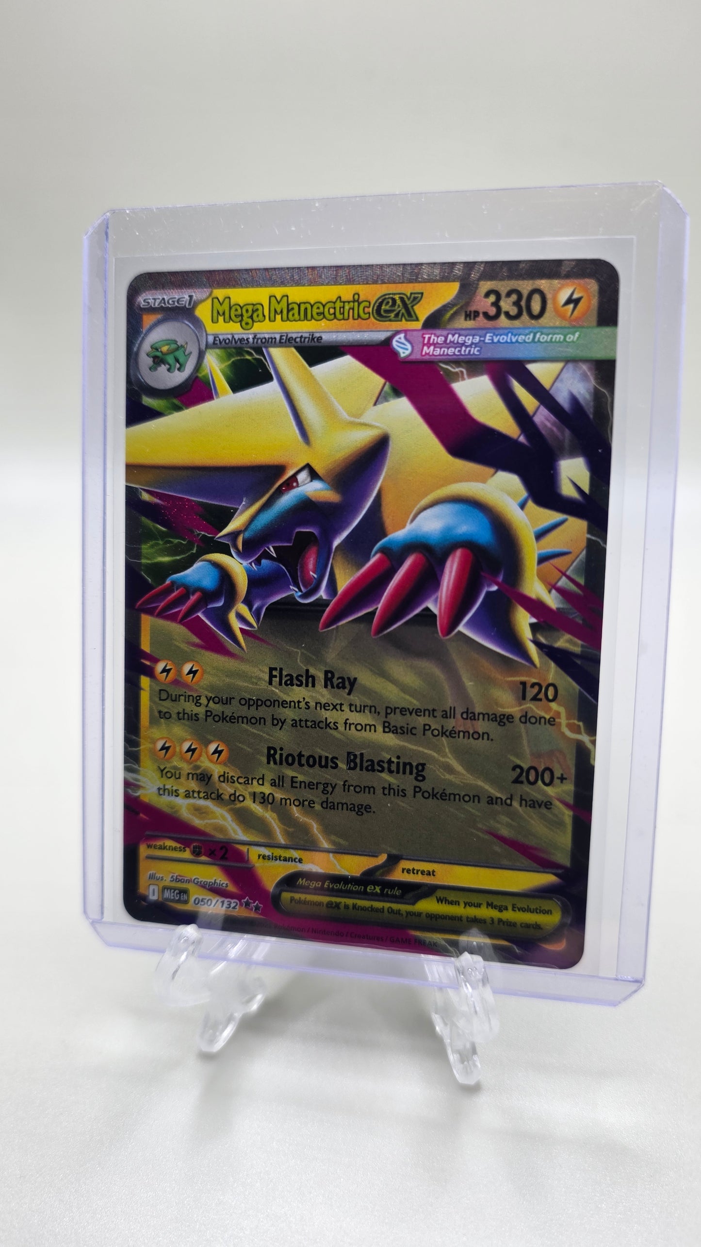 Mega Manectric EX 050/132 (Mega Evolution Set) English