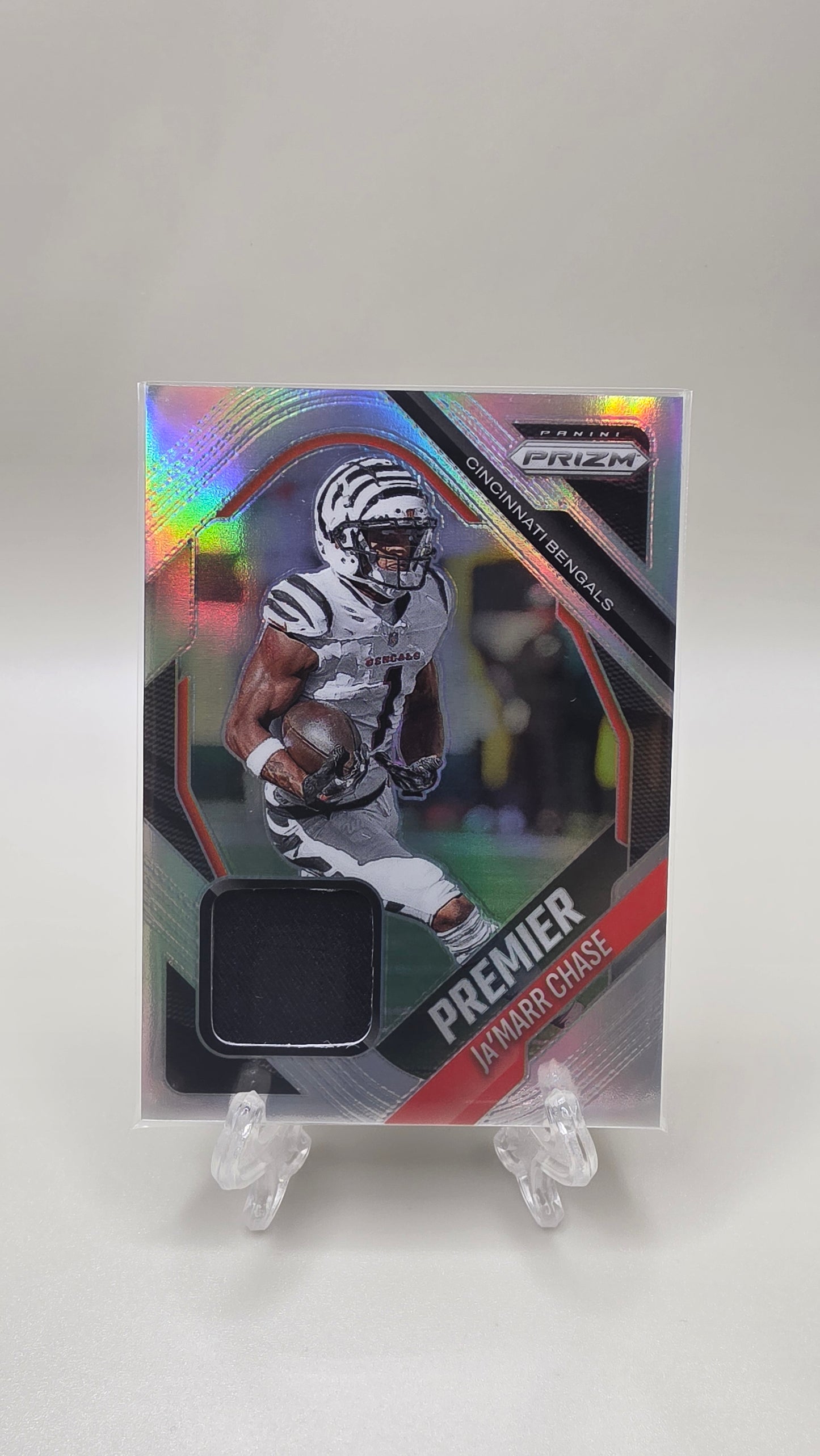 2025 Panini Prizm Ja'Marr Chase Premier Jersey Card # PYJ-JCH