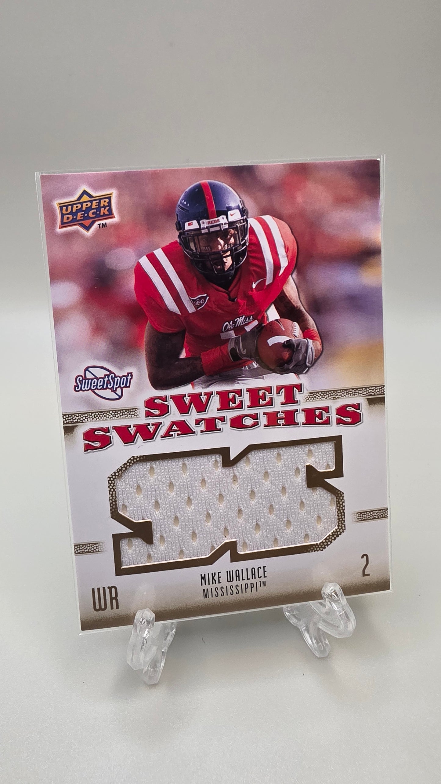 2010 Upper Deck Mike Wallace Sweetspot Sweet Swatches #SSW-62