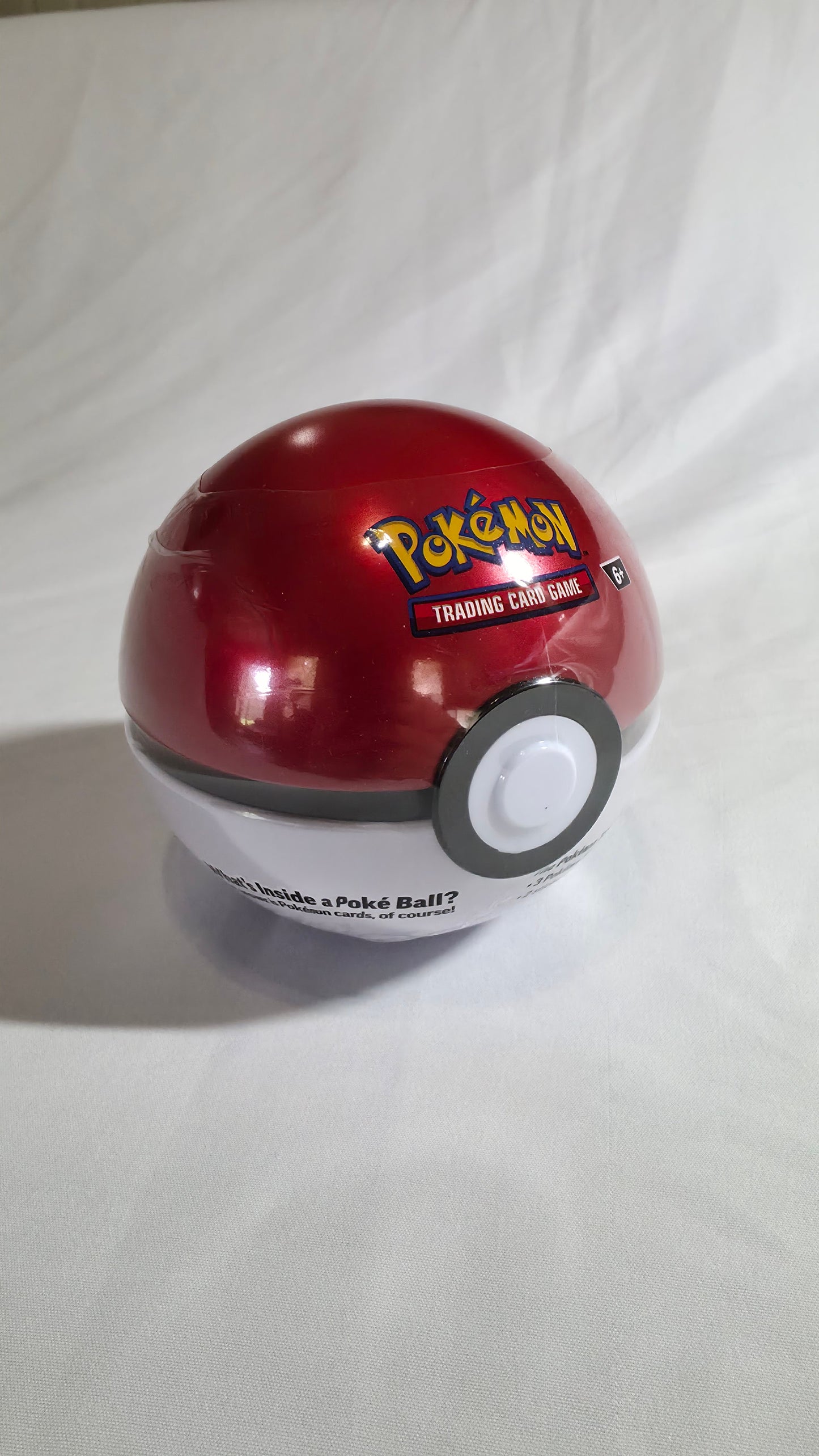 Pokemon TCG Poke Ball Tin L25 3x Booster Packs Factory Sealed New
