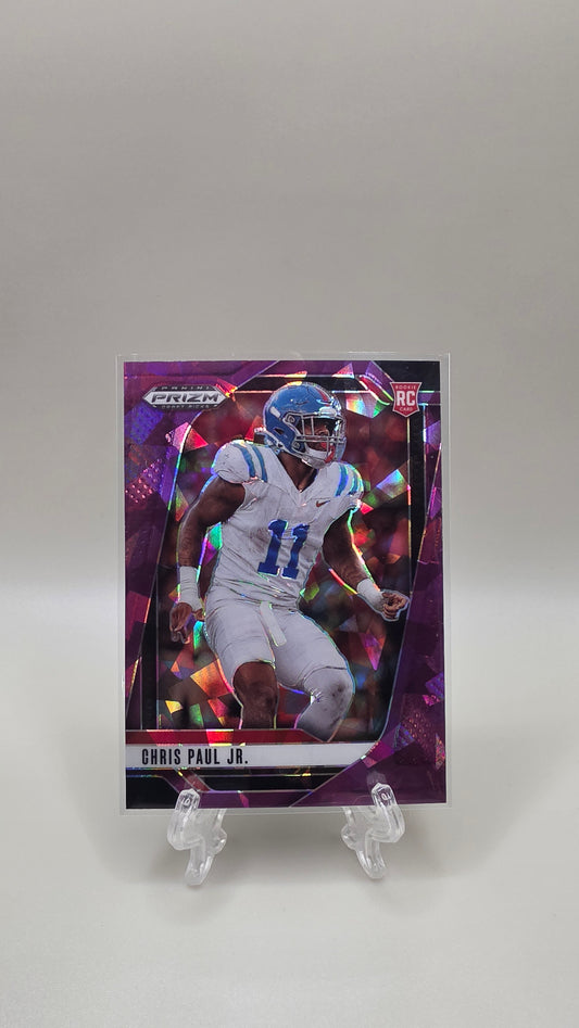 2025 Prizm Draft Chris Paul Jr. Purple Ice /199 #2