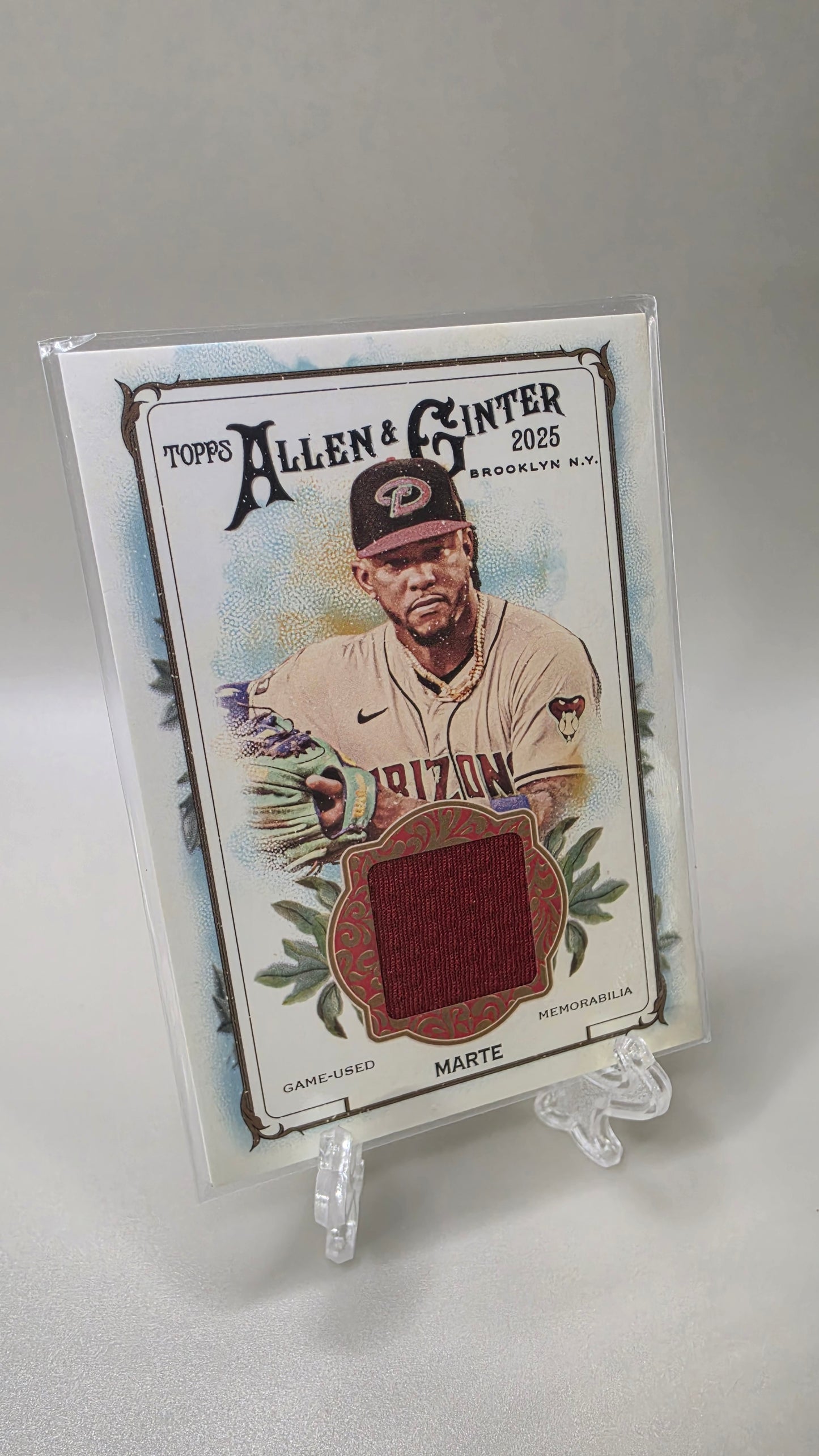 2025 Topps Allen & Ginter Ketel Marte Relic Card #AGR-KM