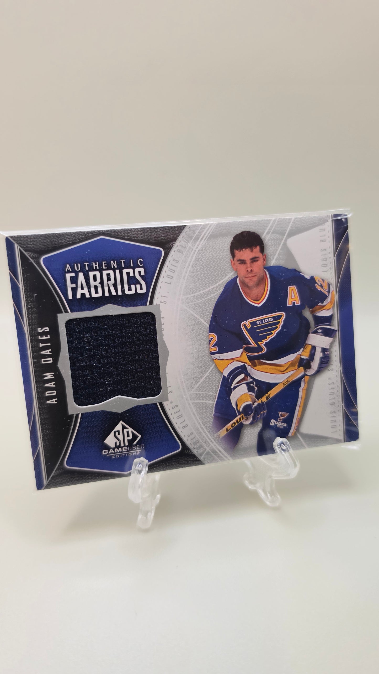 2010 Upper Deck Adam Oates Authentic Fabrics Card #AF-AD