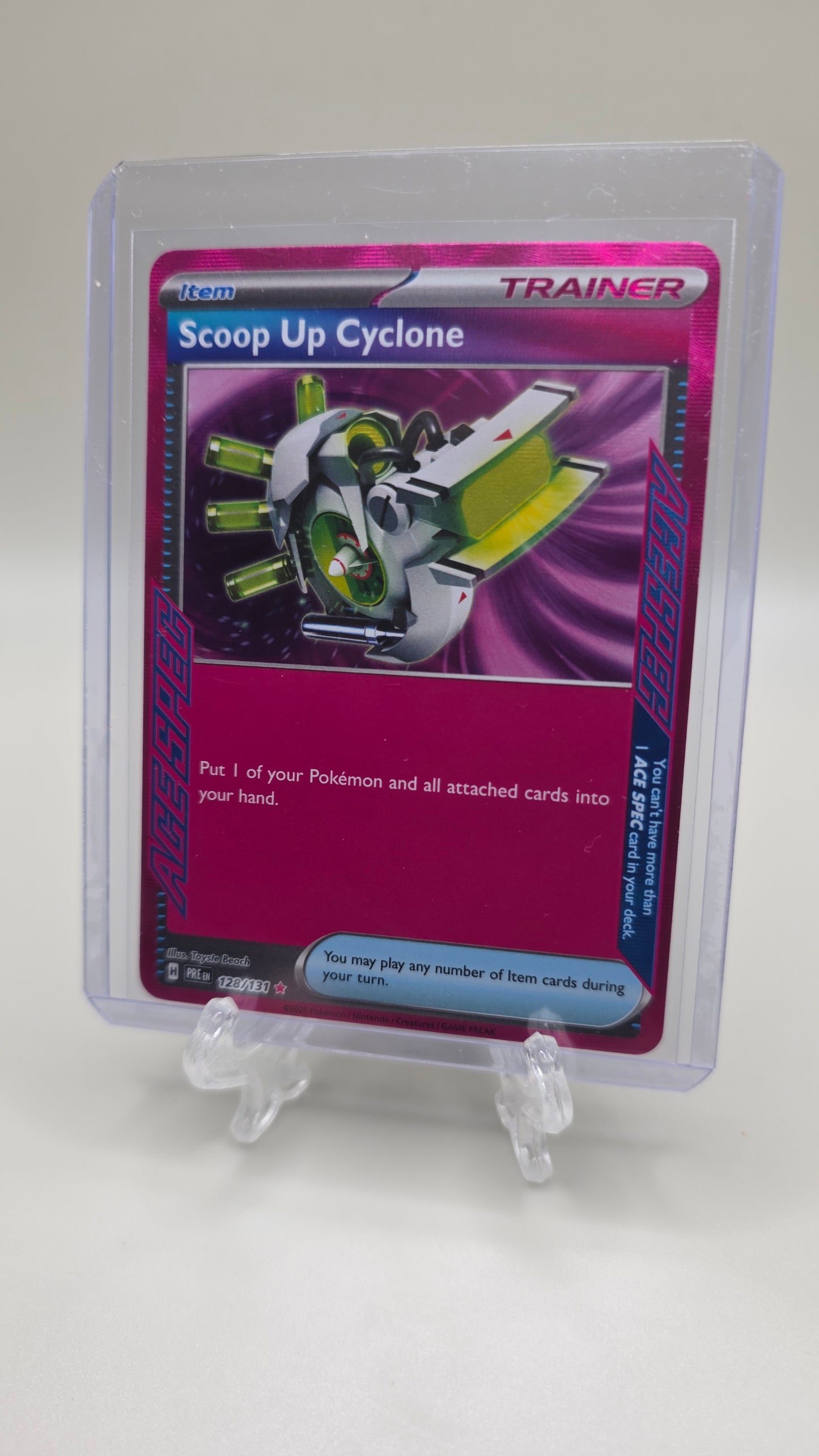 Scoop Up Cyclone 128/131 (Prismatic Evolutions Set) English