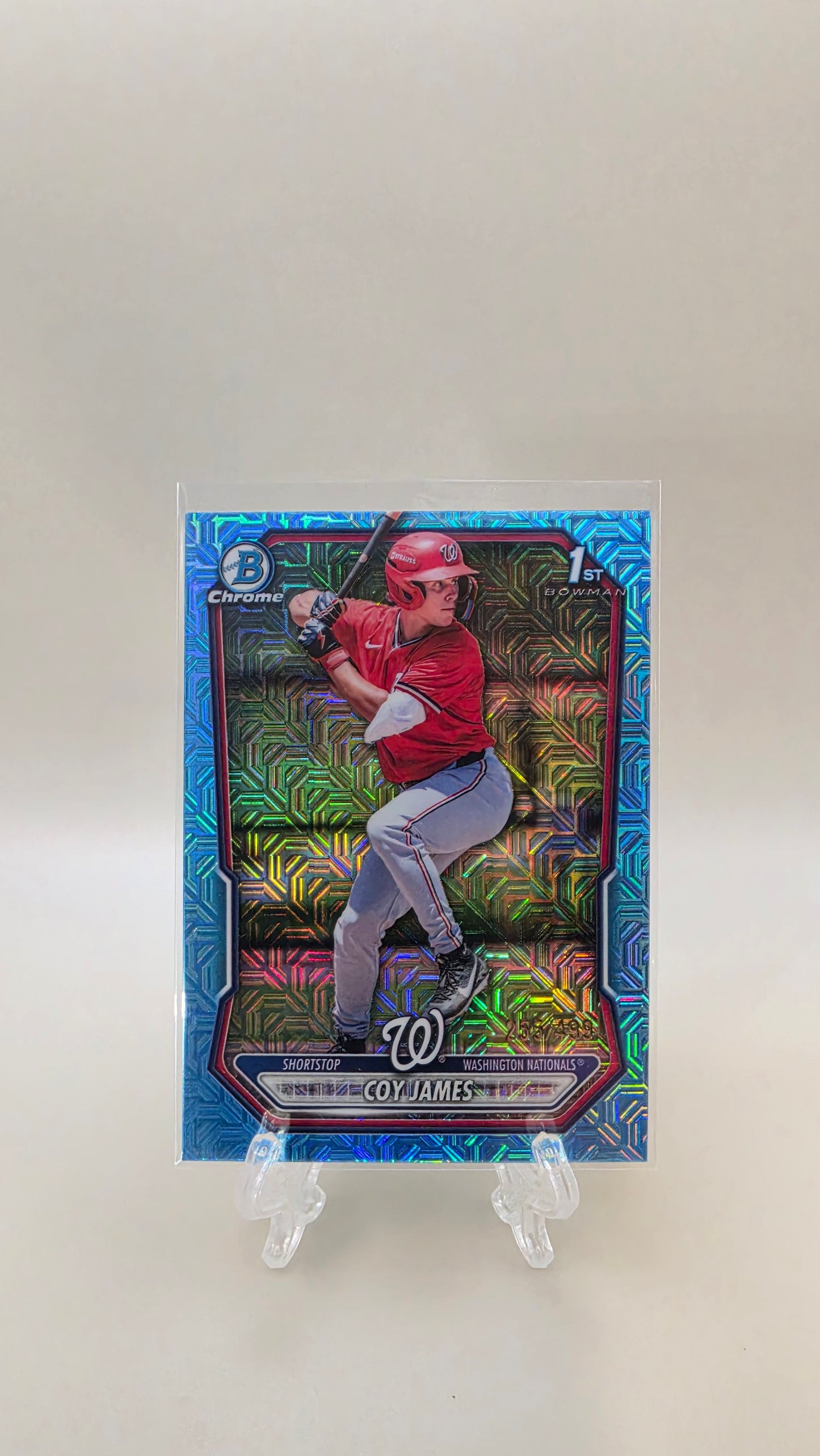 2025 Bowman 1st Coy James Blue Mojo /499 #BCP-33