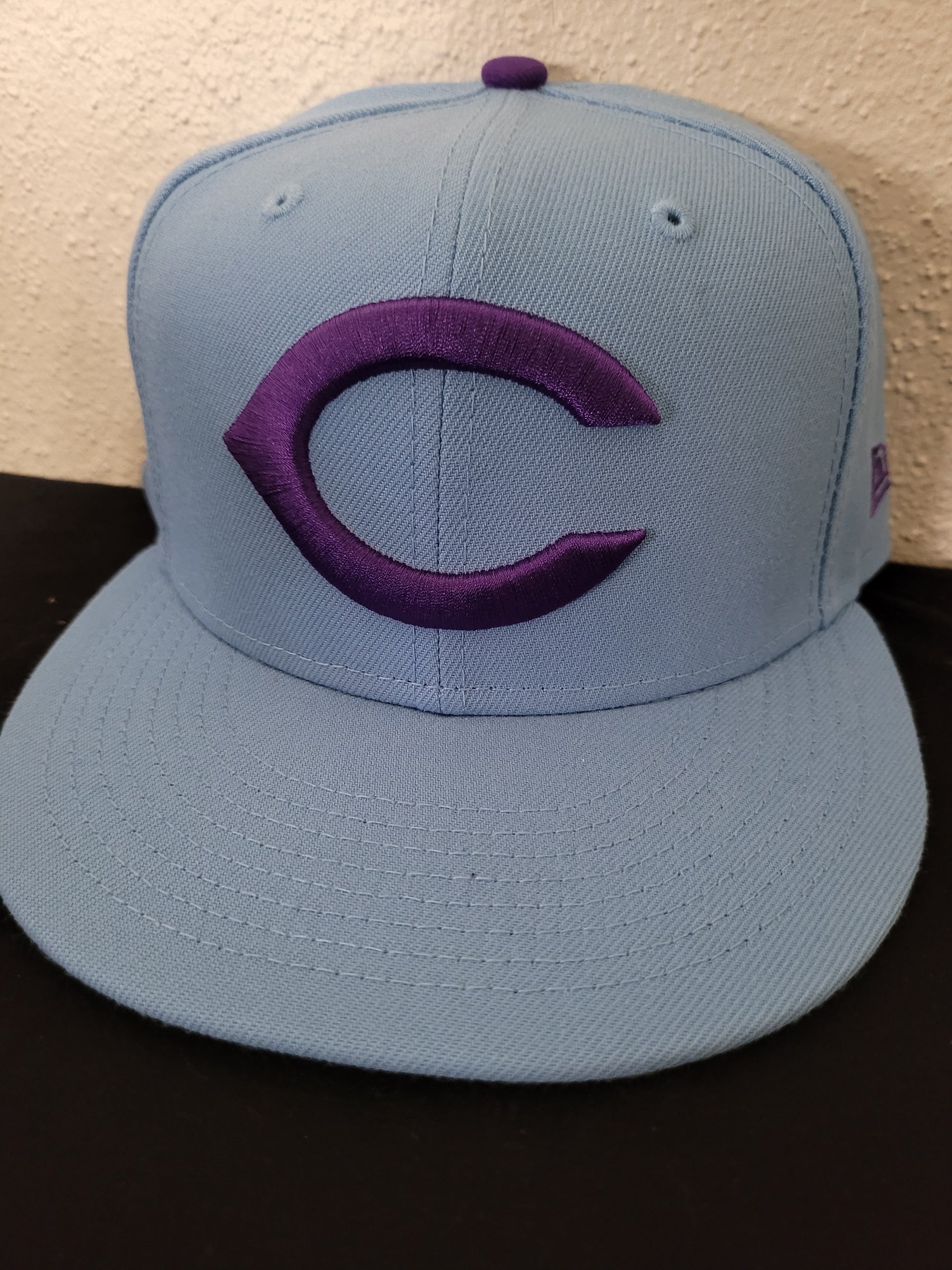 Exclusive Fitted Cincinnati Reds Exclusive Lavender with Pink Under Visor