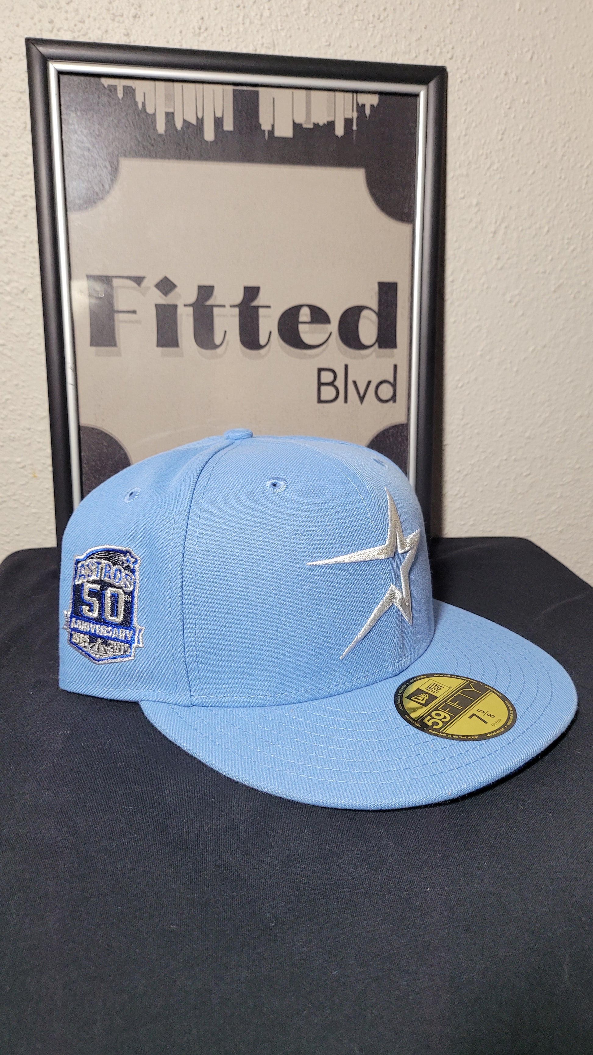 New Era Hat club noho exclusive frosty preme Houston Astros 35th anniversary  size 7 1/4 brand new sold out Blue - $160 (20% Off Retail) New With Tags -  From A