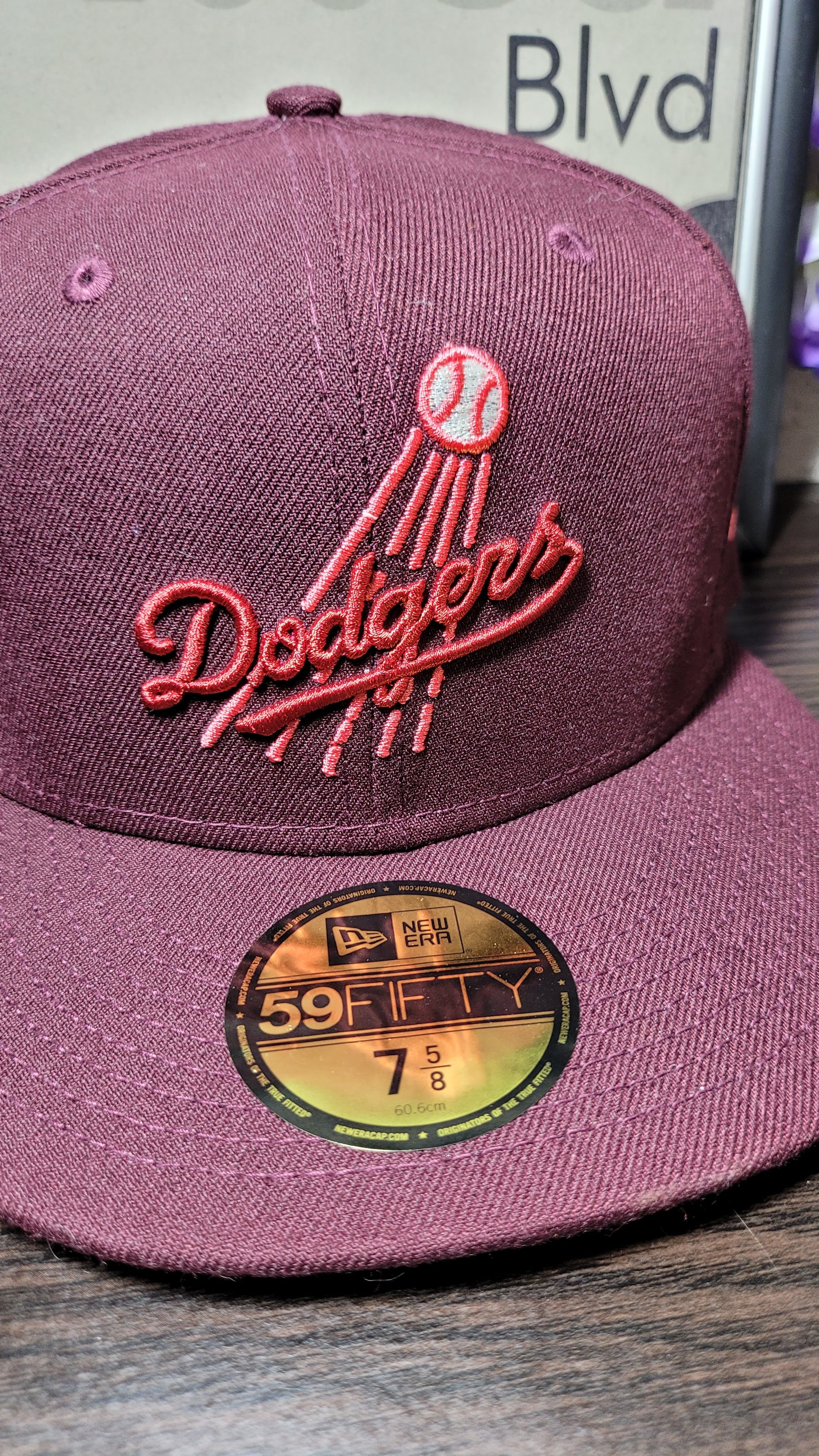 Lids Los Angeles Dodgers New Era Sidepatch 59FIFTY Fitted Hat - Red